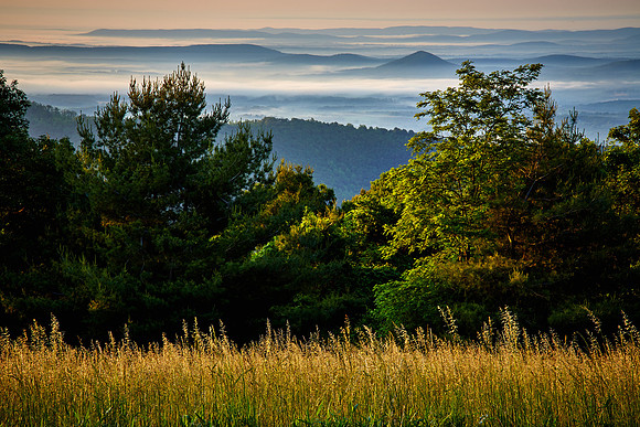 Sunrise, Blue Ridge Parkway, VA