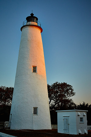 Sunrise, Ocracoke Lighthouse, Ocracoke, Outer Banks, NC