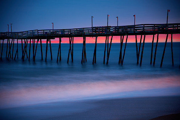 Sunrise, Avalon Pier, Kill Devil Hills, Outer Banks, NC