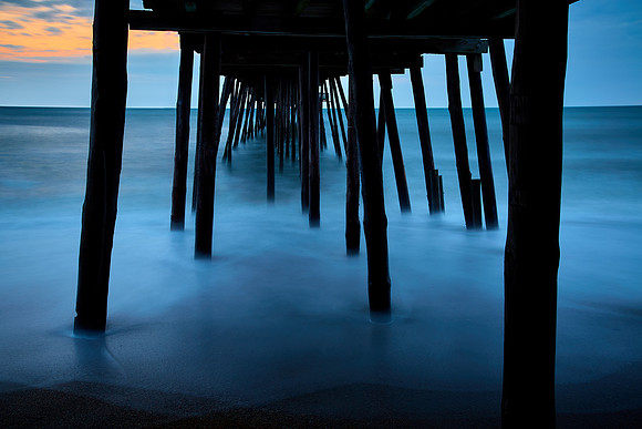 Sunrise, Avalon Pier, Kill Devil Hills, Outer Banks, NC