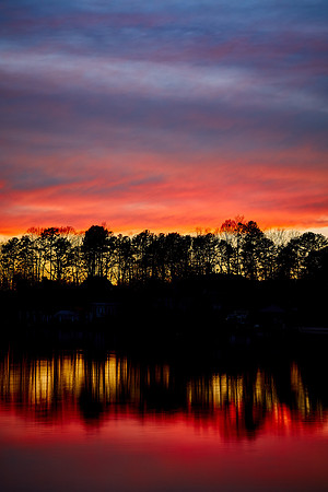 Sunset over Lake Norman, NC