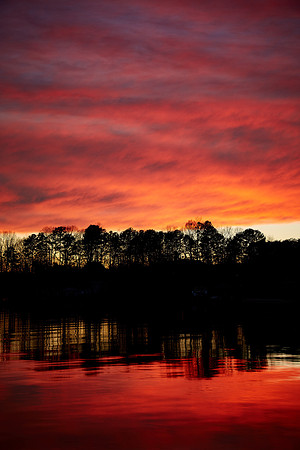 Sunset over Lake Norman, NC