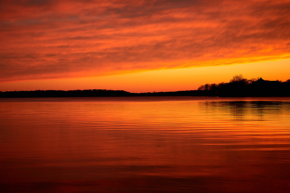 Sunset over Lake Norman, NC