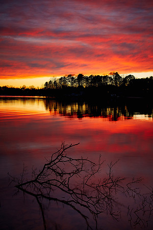 Sunset over Lake Norman, NC