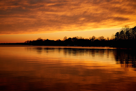 Sunset over Lake Norman, NC