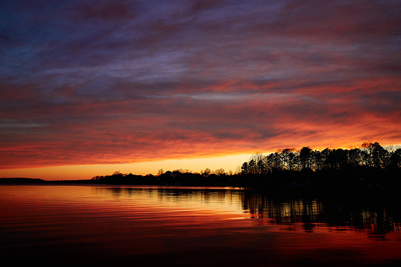 Sunset over Lake Norman, NC