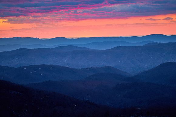 Sunrise, Blue Ridge Parkway, NC