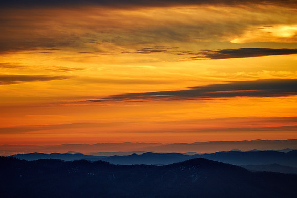 Sunrise, Beacon Heights, Blue Ridge Parkway, NC