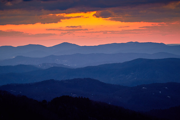 Sunrise, Blue Ridge Parkway, NC