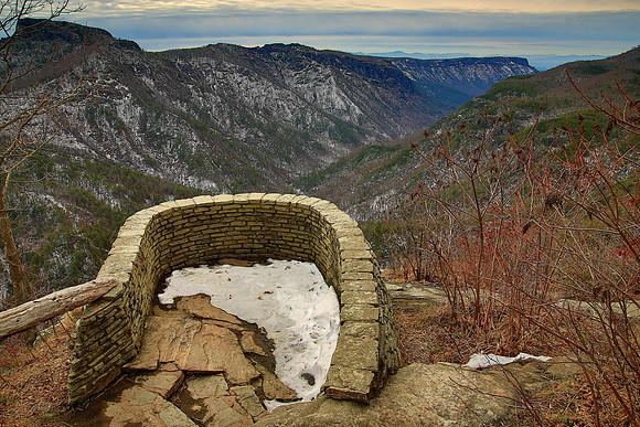 Linville Gorge from Wiseman's View,  NC