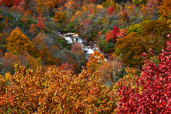 Graveyard Falls, Blue Ridge Parkway, NC