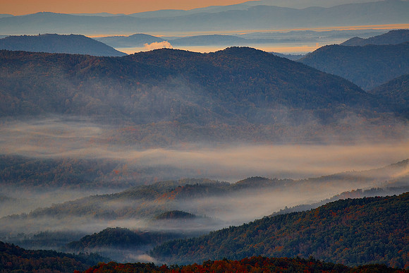 Sunrise, Elk Mt. Overlook, Blue Ridge Parkway