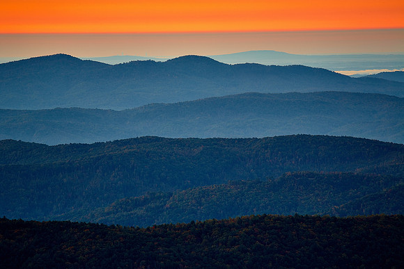 Sunrise, Elk Mt. Overlook, Blue Ridge Parkway