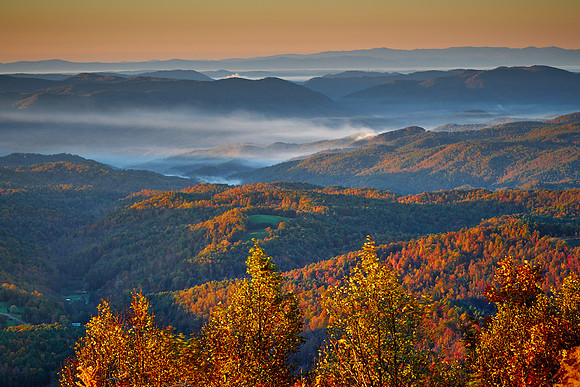 Sunrise, Elk Mt. Overlook, Blue Ridge Parkway