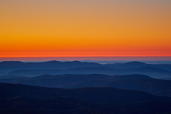 Sunrise, Elk Mt. Overlook, Blue Ridge Parkway