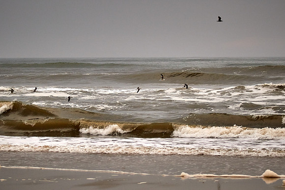 Outer Banks, NC — during Hurricane Joaquin