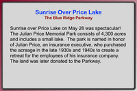 2015 May - Price Lake, Hawksbill, & Grandfather Mt.
