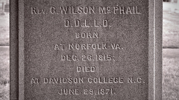 Davidson College Cemetery, Davidson, NC