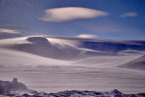 Langjokull Glacier (second largest ice cap in Iceland), west central Iceland