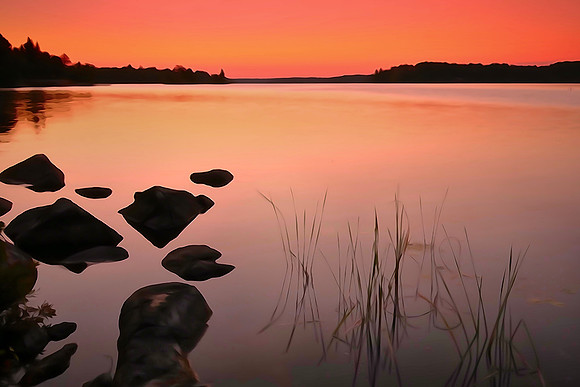 Sunrise on Ludlow's Island Resort, Lake Vermilion, MN