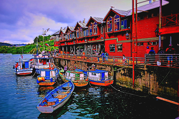 Angelmo Fish Market, Puerto Montt, Chile