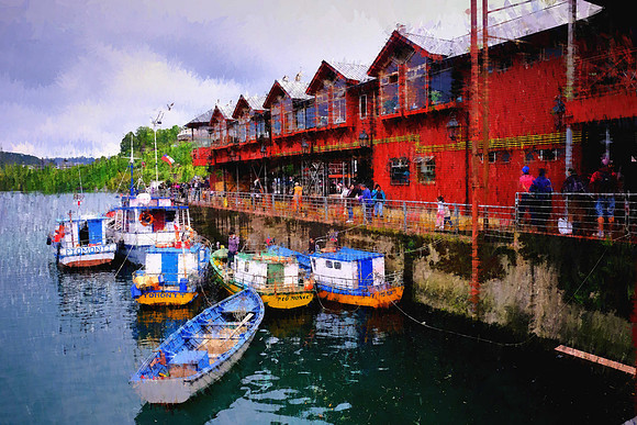 Angelmo Fish Market, Puerto Montt, Chile