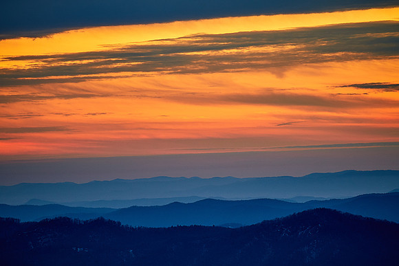 Sunrise, Beacon Heights, Blue Ridge Parkway, NC