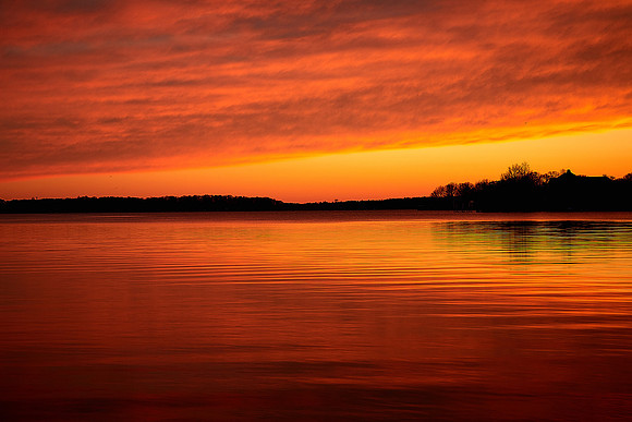 Sunset over Lake Norman, NC