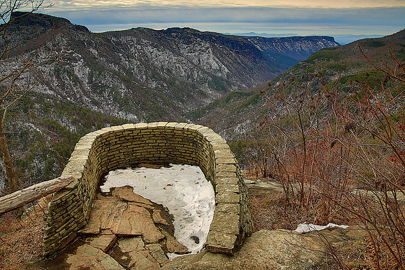Linville Gorge from Wiseman's View,  NC