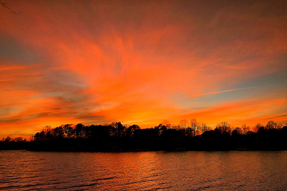 Sunset over Lake Norman, NC