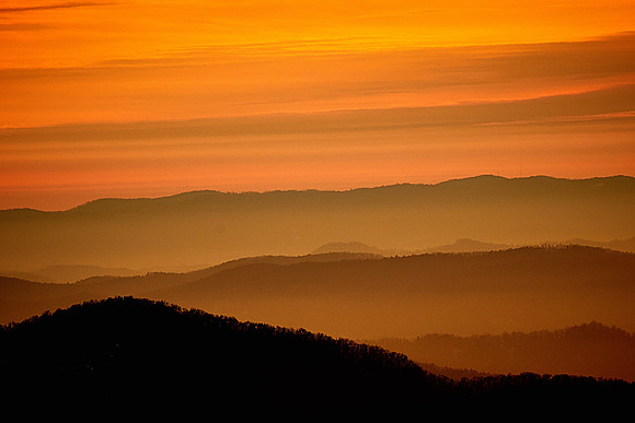 Sunrise, Beacon Heights, Blue Ridge Parkway, NC