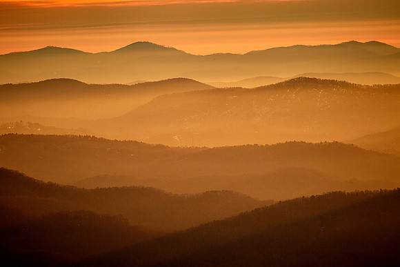Sunrise, Beacon Heights, Blue Ridge Parkway, NC