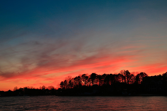 Sunset over Lake Norman, NC