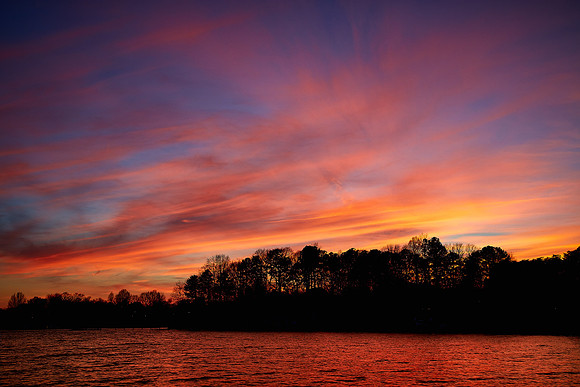 Sunset over Lake Norman, NC