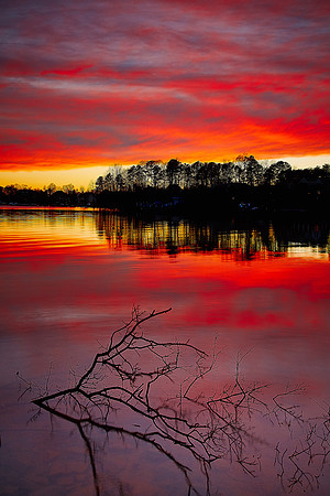 Sunset over Lake Norman, NC