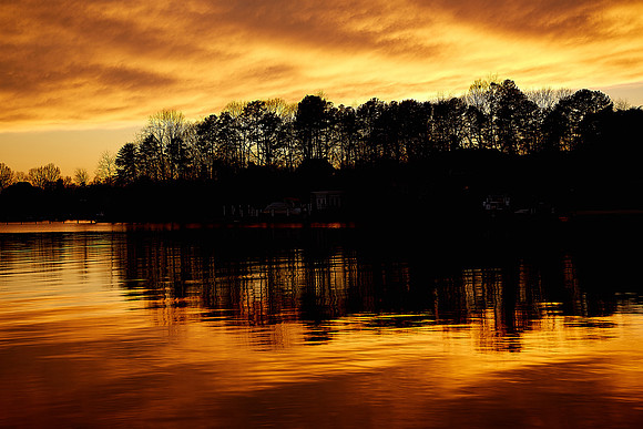 Sunset over Lake Norman, NC