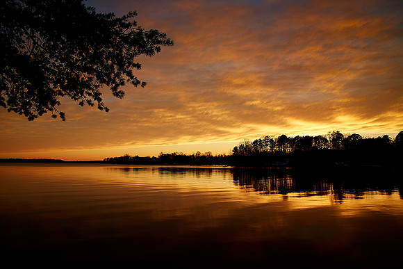 Sunset over Lake Norman, NC