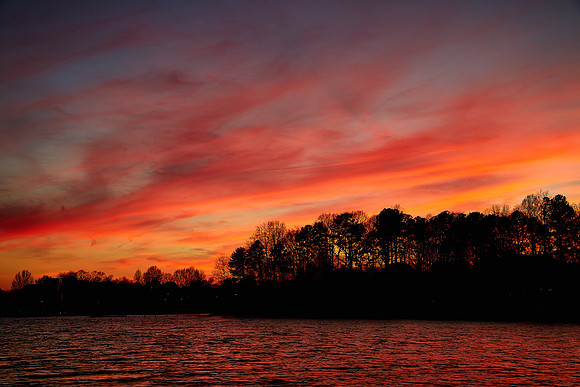 Sunset over Lake Norman, NC