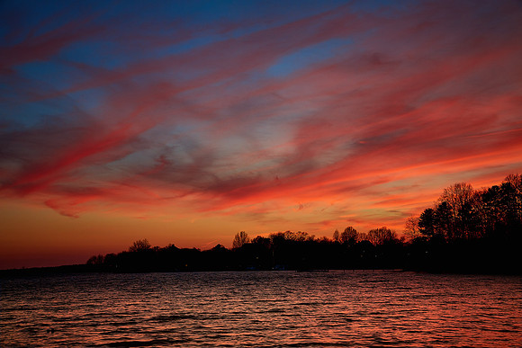 Sunset over Lake Norman, NC