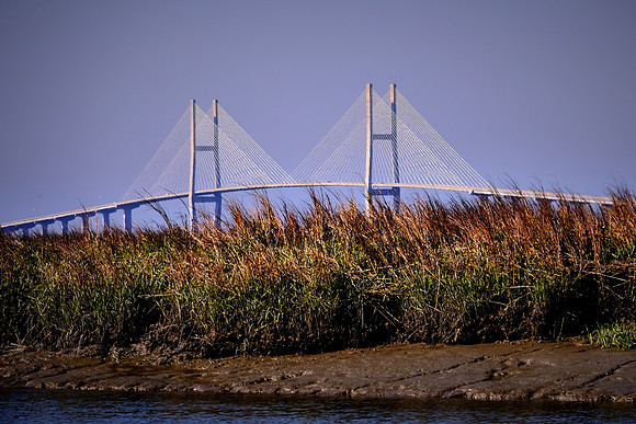 Sidney Lanier Bridge over Brunswick River to Jekyll Island, GA