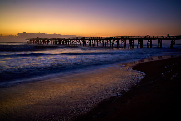 Sunrise, Flagler Beach Fishing Pier, FL