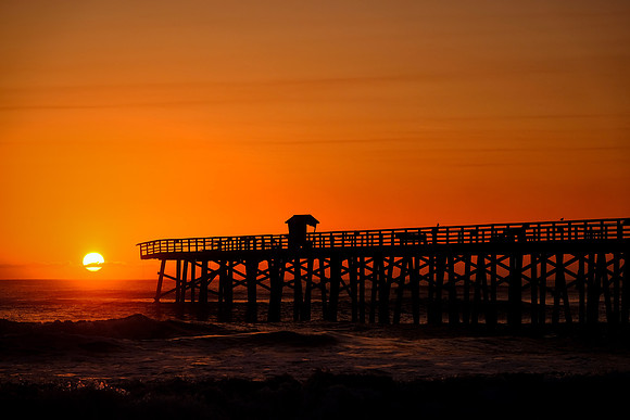 Sunrise, Flagler Beach Fishing Pier, FL