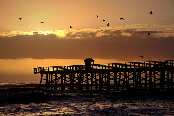 Sunrise, Flagler Beach Fishing Pier, FL