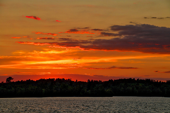 Sunset - On and around Lake Vermilion, Minnesota