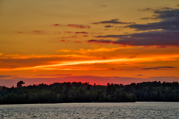 Sunset - On and around Lake Vermilion, Minnesota