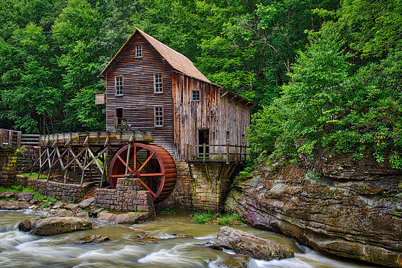 Glade Creek Grist Mill, Babcock State Park, WV