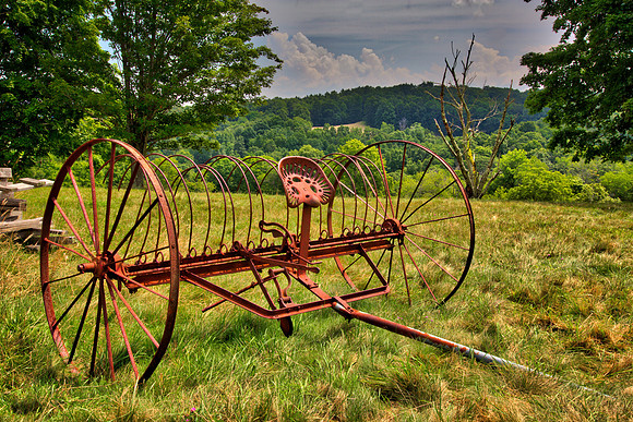 Old barn (built 1901) on the road to Elkins, WV