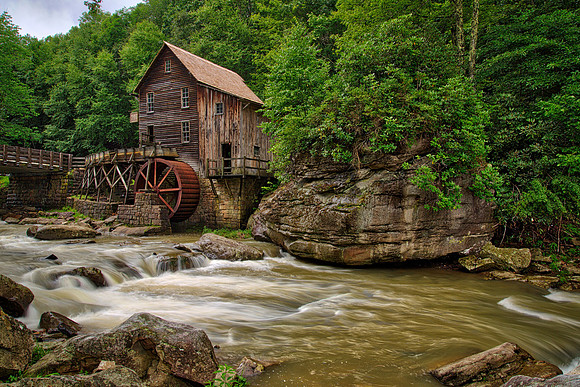 Glade Creek Grist Mill, Babcock State Park, WV