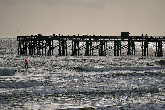 Sunrise, Flagler Beach pier, FL