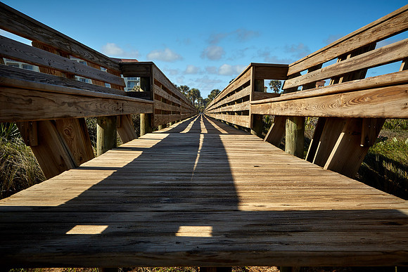 Boardwalk, Atlantic coast, Palm Coast, FL